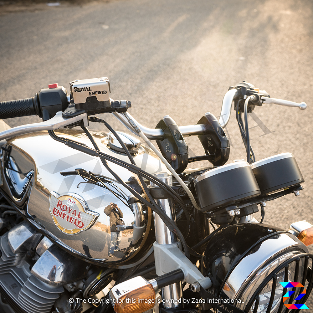 Royal Enfield GT/Interceptor 650 Pull Back Angular Handle Bar Riser