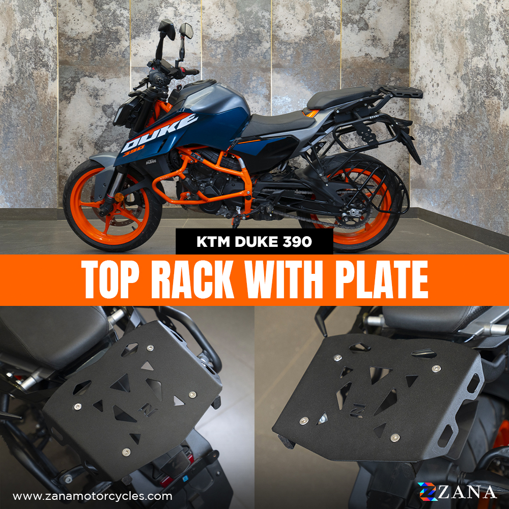 namake〜☆出品 Top Rack with MS Plate Black For KTM ADV 390 2025