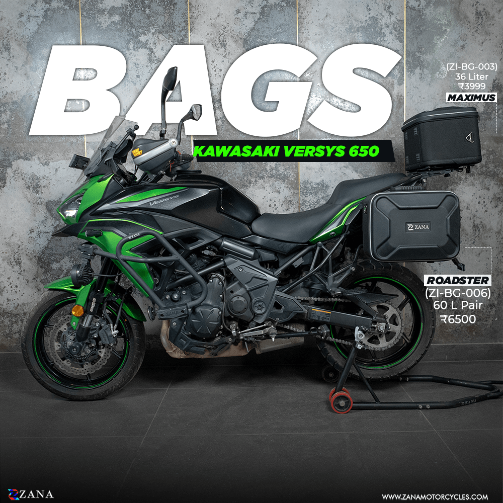 Roadstar Saddle Bag for Kawasaki Versys 650 30 Litre Single Bag