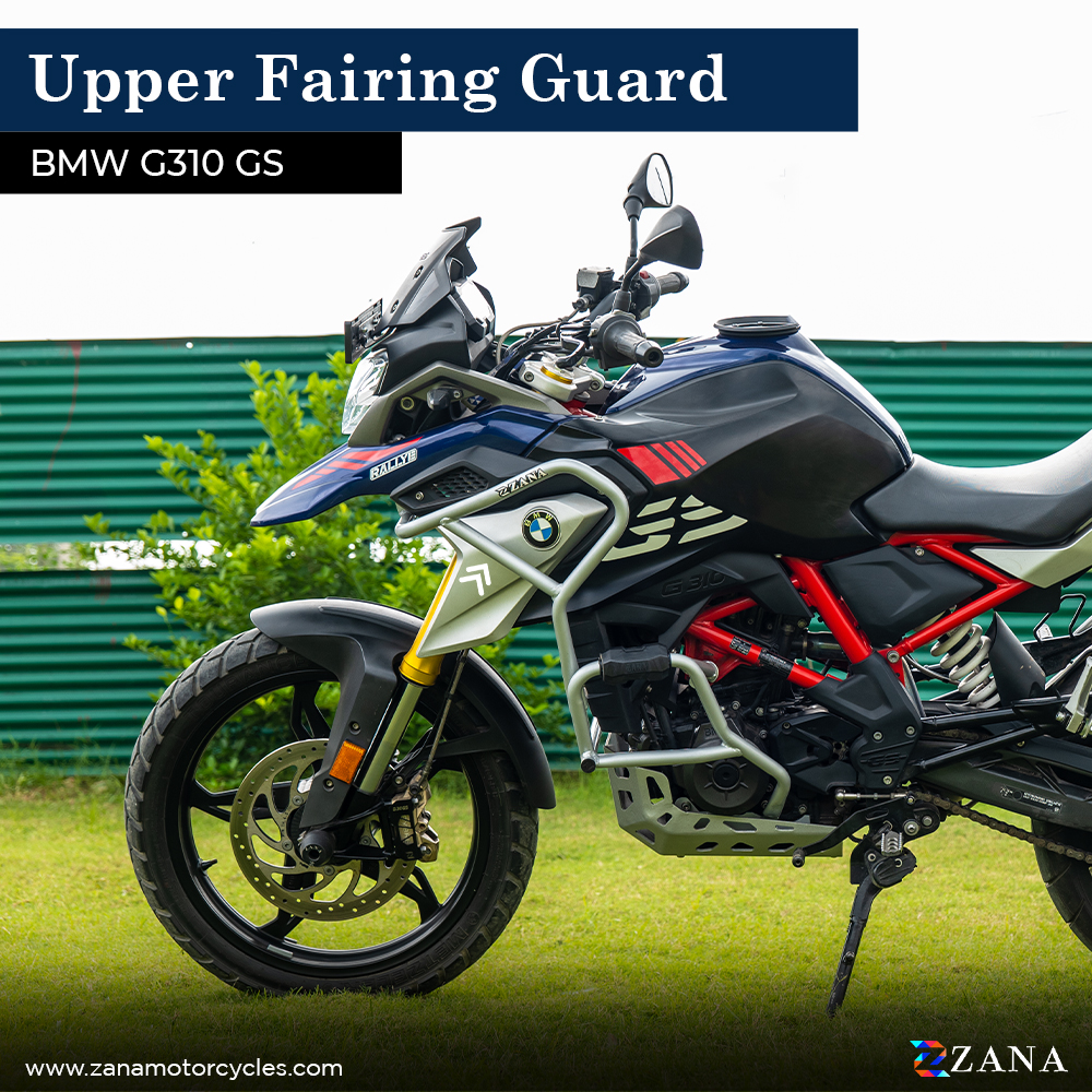 BMW G310 GS Upper Fairing Guard Silver Zana Motorcycles