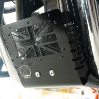 BASH PLATE FOR  GT/INTERCEPTOR 650 (ALL BLACK - UK FLAG)