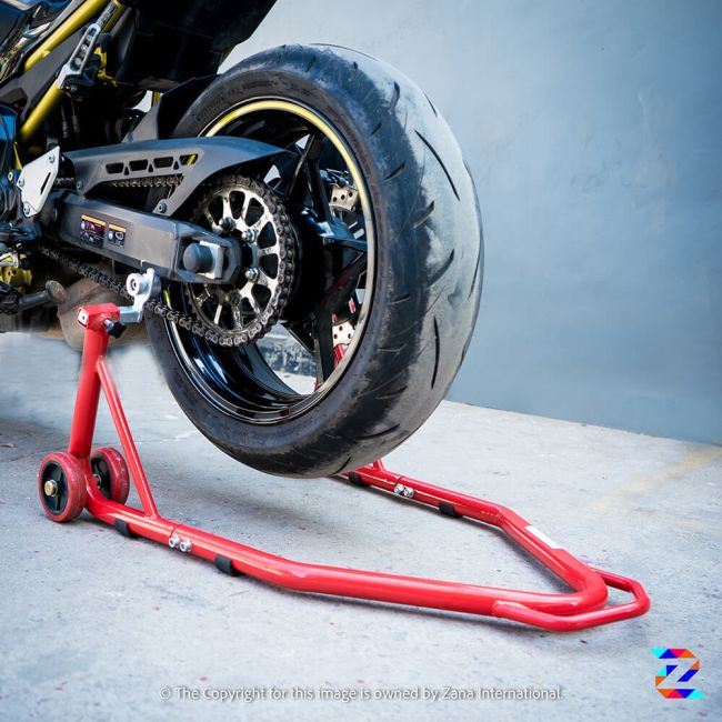 PADDOCK STAND FZ25 (GLOSSY RED COLOR)