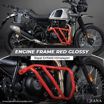 ENGINE FRAME MILD STEEL RED HIMALAYAN BS6 COMPATIBLE WITH SCRAM 411 (2021-22)
