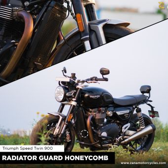 Radiator Guard Honeycomb (Black) For Triumph Speed Twin 900