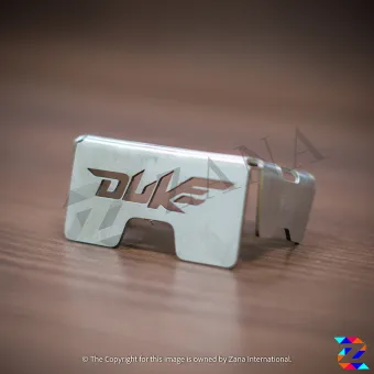 FRONT FLUID RESERVOIR COVER FOR DUKE 250/390 ALUMINIUM