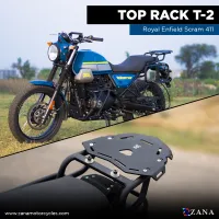 TOPRACK FOR SCRAM 411 (BS6 (2022) T-2 WITH ALUMINIUM PLATE COMPATIBLE WITH PILLION BACKREST)