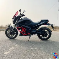 CRASH GUARD WITH SLIDER RED DOMINAR400 (2017-2022)