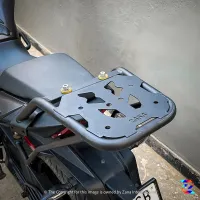 Top Rack For Dominar 250/400 (With New Plate Compatible With Pillion Backrest Texture Matt Black (2019-2022)