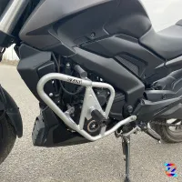 CRASH GUARD WITH SLIDER KUSTOM SILVER DOMINAR 400 (2017-2018)