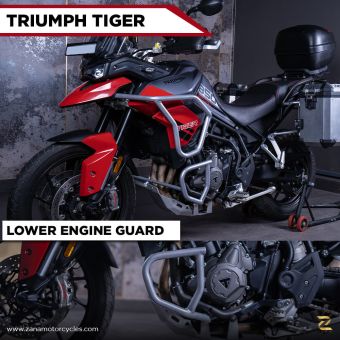 Lower Engine Guard (Sliver) For Triumph Tiger 850