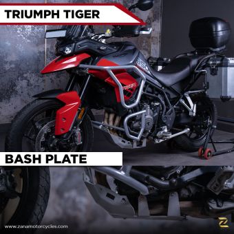 Bash Plate (Silver) For Triumph Tiger 850