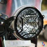 HEAD LIGHT GRILL SS TYPE-4 BLACK HIMALAYAN (2016-2022)