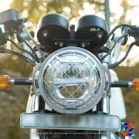 HEADLIGHT GRILL TYPE 4 SILVER GT & INTERCEPTOR 650