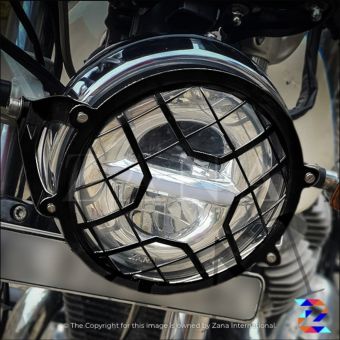 HEAD LIGHT GRILL SS TYPE 4A BLACK HIMALAYAN BS6 2016-2020