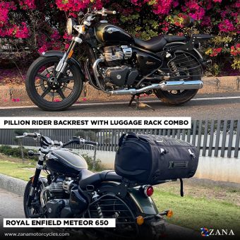 Top Rack MS With Pillion Backrest  For Royal Enfield Super Meteor 650