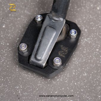 Side Stand Extender (Black- Aluminium ) For Ducati Scrambler
