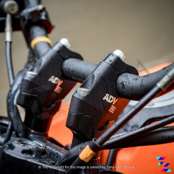 PULL BACK ANGULAR HANDLE BAR RISER FOR KTM 390/250 / 390 X ADVENTURE (ALUMINIUM)