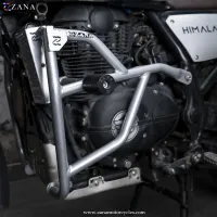 LEG GUARD WITH SLIDER HIMALAYAN SILVER BS6(2021-22)
