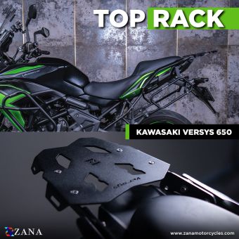 Top Rack Plate Aluminium Kawasaki Versys 650
