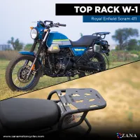 Top Rack For  Scram 411 Bs6 (2022) Ms W-1 Compatible With Pillion Backrest
