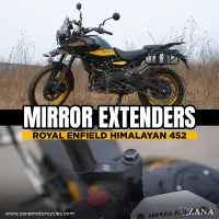 Mirror Extender for Himalayan 450 (Black Texture Aluminium)