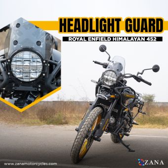 HEAD LIGHT GUARD BLACK TYPE-1 STAINLESS STEEL FOR HIMALAYAN 450 (COMING SOON PRE-BOOKING OPEN NOW)