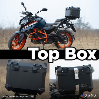 TOP BOX PLASTIC  ( 45ltr ) BLACK FOR KTM DUKE 250/390 GEN-3