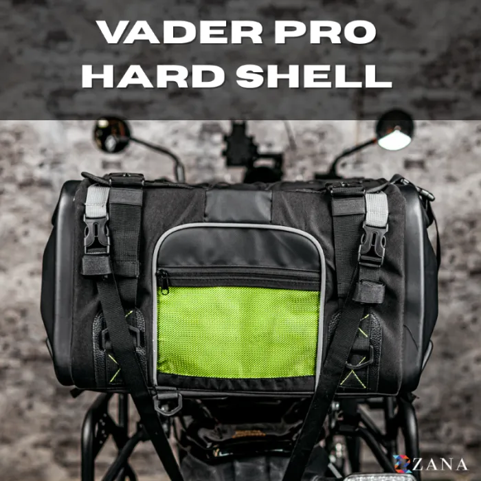 Vader Pro Hard Shell Tail Bag (50 liter) with Free 2 Waterproof Storage Bag and 1 Bungee Cord For KTM Enduro 390