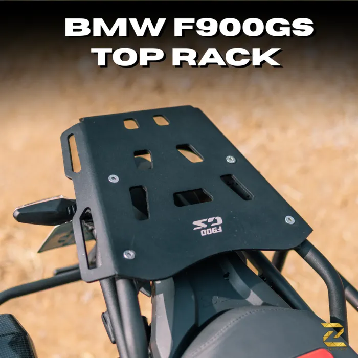 Top Rack With Plate For BMW F 900 GS (Black) (Coming Soon )