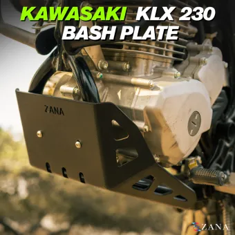 Bash Plate For Kawasaki KLX 230 ( Aluminum, Black )(Coming Soon Pre-Booking Open Now )