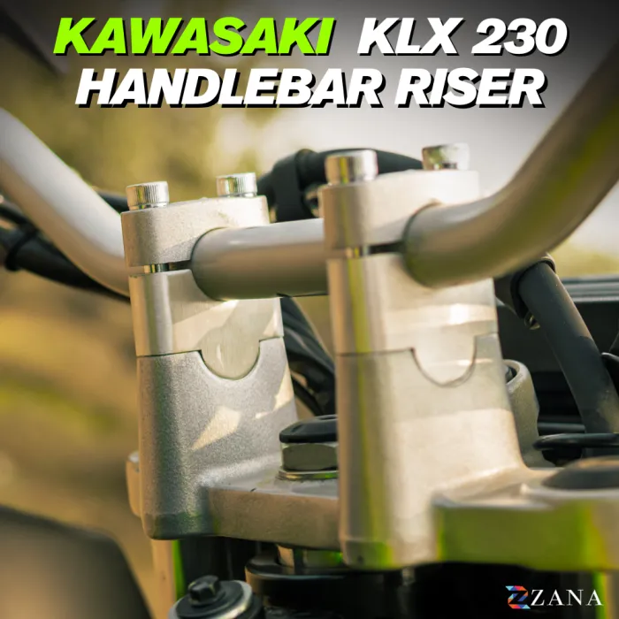 Vertical Handlebar  Riser Silver For  Kawasaki KLX 230  (Coming Soon Pre-Booking Open Now)