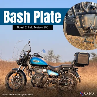 Bash Plate For Meteor 350 (Aluminum Black)