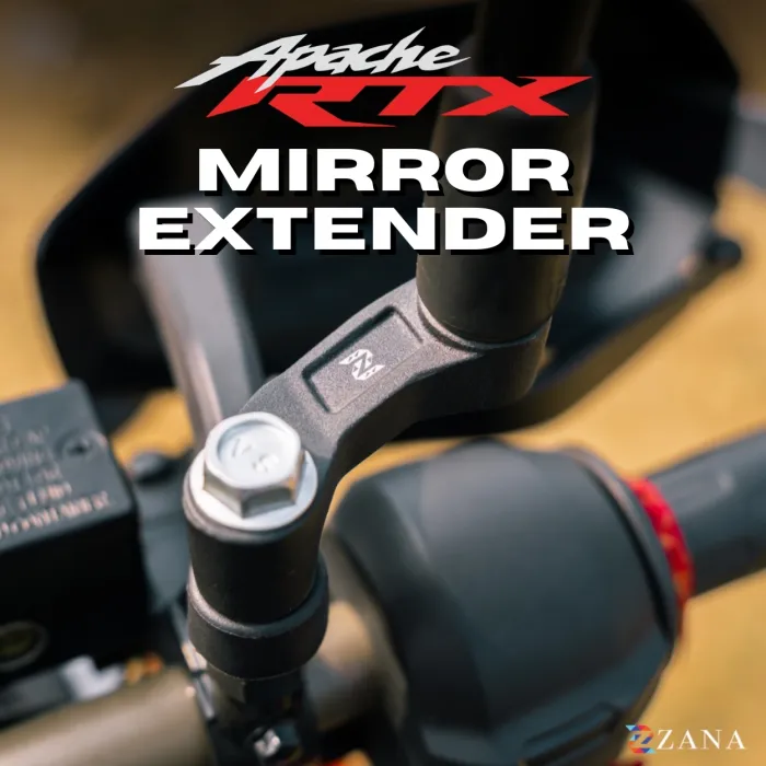 Mirror Extender For TVS Apache RTX 300 (Coming Soon Pre-Booking Open Now )