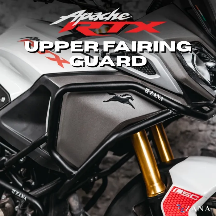 Upper Fairing Guard (Black ) For TVS Apache RTX 300 Without Beak Version (Coming Soon Pre-Booking Open Now )