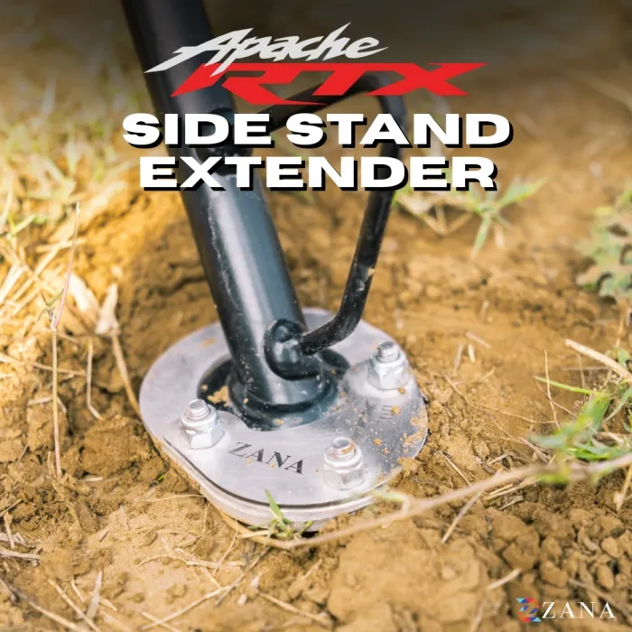 Side Stand Extender For TVS Apache RTX 300 (Coming Soon Pre-Booking Open Now )