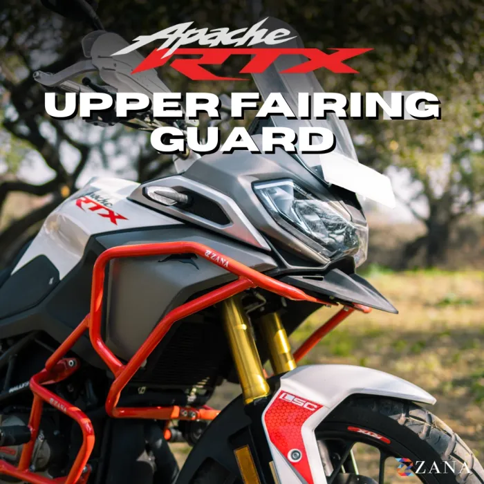 Upper Fairing Guard (Red ) For TVS Apache RTX 300 Beak Version  (Coming Soon Pre-Booking Open Now )