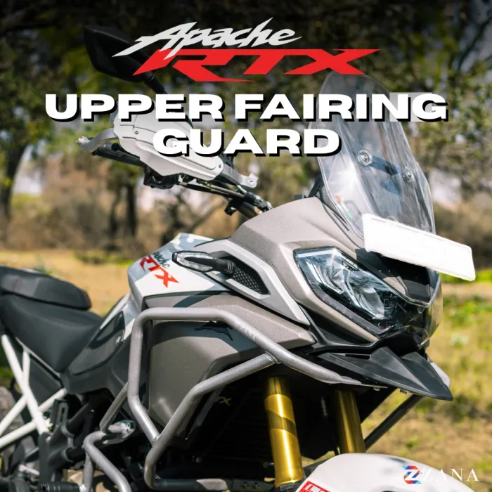 Upper Fairing Guard (Silver  ) For TVS Apache RTX 300 Beak Version  (Coming Soon Pre-Booking Open Now )