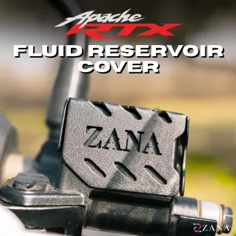 Front Fluid Reservoir Cover (Black ) For TVS Apache RTX 300