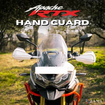 Aigis Hand Guard For TVS Apache RTX 300 (White)(Coming Soon Pre-Booking Open Now )