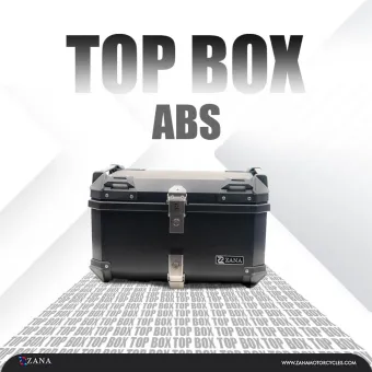 Top Box Plastic (55 Litre) L-Flat Black