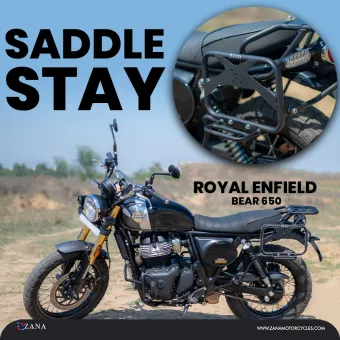 Saddle Stay for Bear 650 with Jerry Can Mount (Mild Steel)