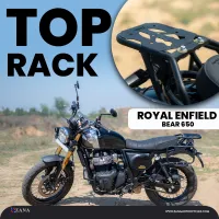 Top Rack with W Plate for Bear 650 (Compatible with Pillion Backrest)