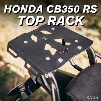 Top Rack With Plate V-2 For Honda CB350 RS (MS,Black)