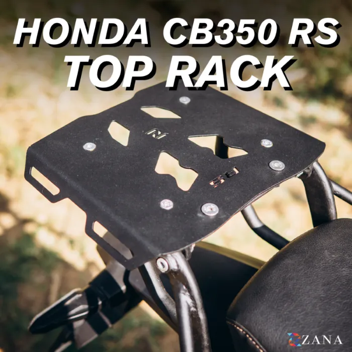 Top Rack With Plate V-2 For Honda CB350 RS (MS,Black) (Coming Soon Pre-Booking Open Now)