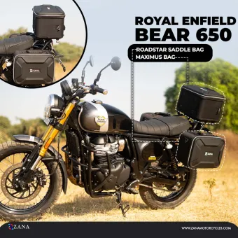 Roadster Saddle Bag 30 Litre Single (60 Litre Pair) for RE Bear 650