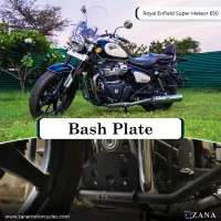 Bash Plate for Super Meteor 650 (Aluminum, Black)