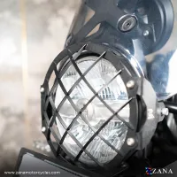 Headlight Grill for BSA Goldstar 650 (Stainless Steel, Black) T-2