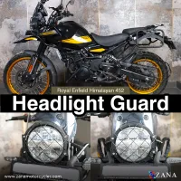 Headlight Guard for Himalayan 450 (Black Color - Stainless Steel) Type-2