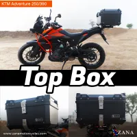 Top Box Plastic (55 Ltr) L-flat Black For KTM ADV 250/390 / 390 X