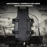 Universal Mobile Holder with Charger BLU